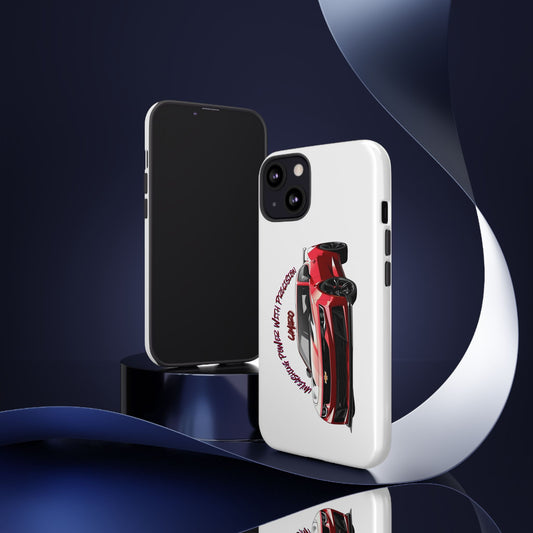 Tough Cases - Stylish Car Phone Case with 'Power Meets Precision' Design